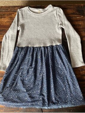 OshKosh B'gosh Light Gray Ribbed Knit Top
